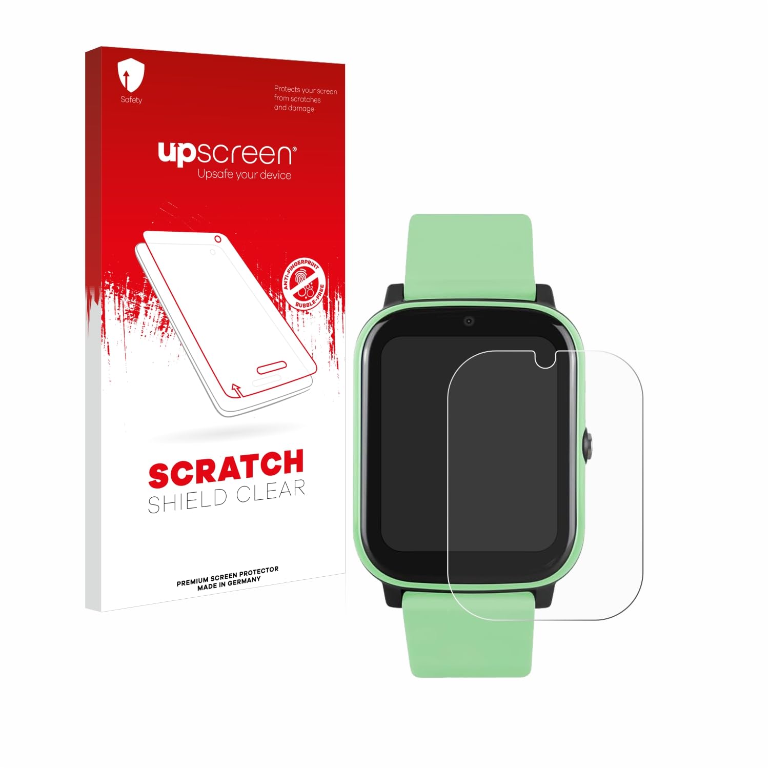 upscreen Scratch Shield Screen Protector for One2Track Connect NEXT - HD-Clear, Anti-Fingerprint