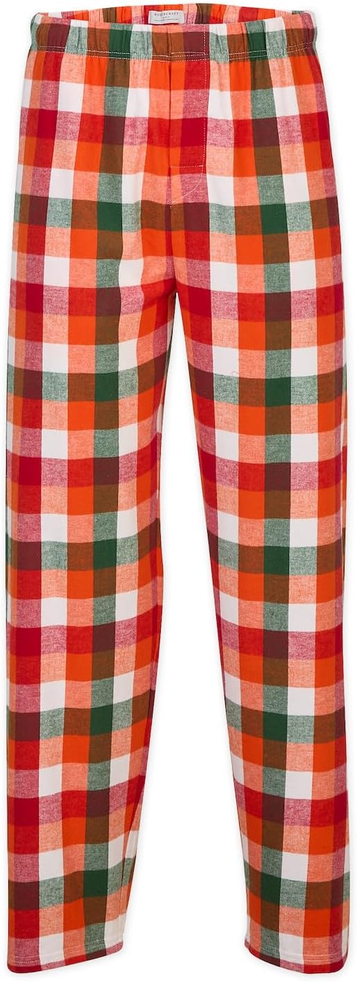 boxercraft Double-Brushed 100% Cotton Harley Flannel Pants