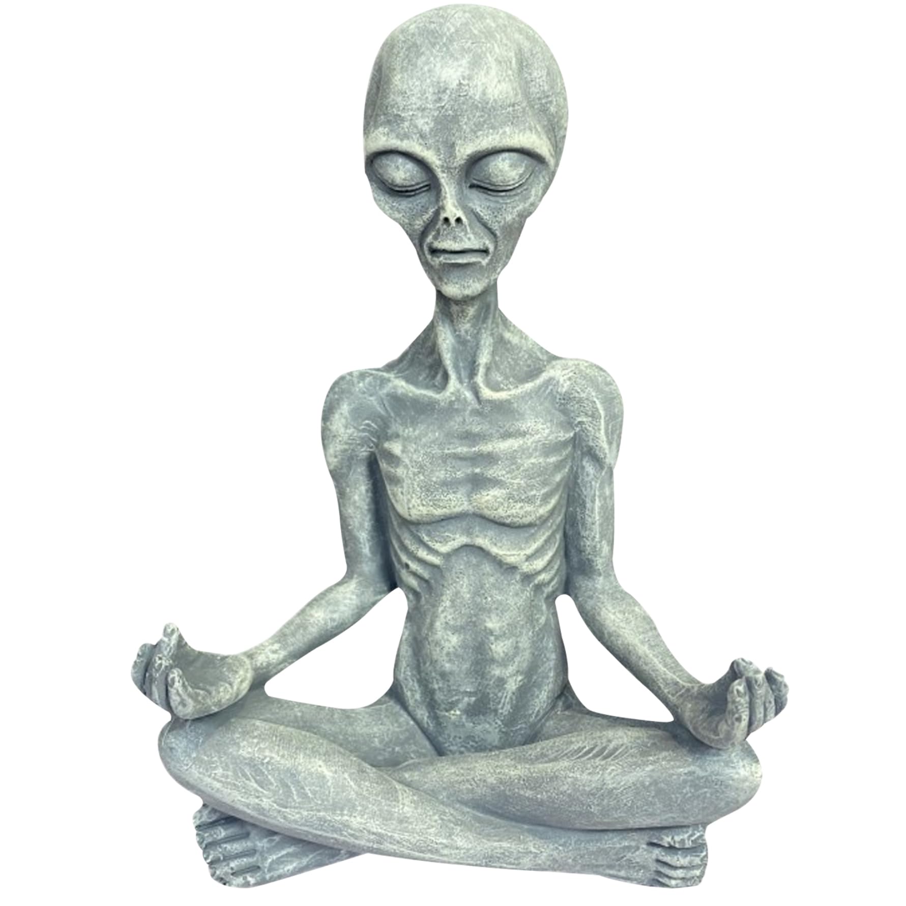 Statue d'extraterrestre 6,5 pouces en résine pour étagère et jardin