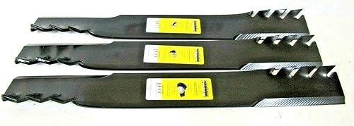 Pro Parts Place 3 USA XHT Predator Cuchillas compatibles con Hustler 793794 794685, Hustler Raptor SD con cubierta de 60 pulgadas