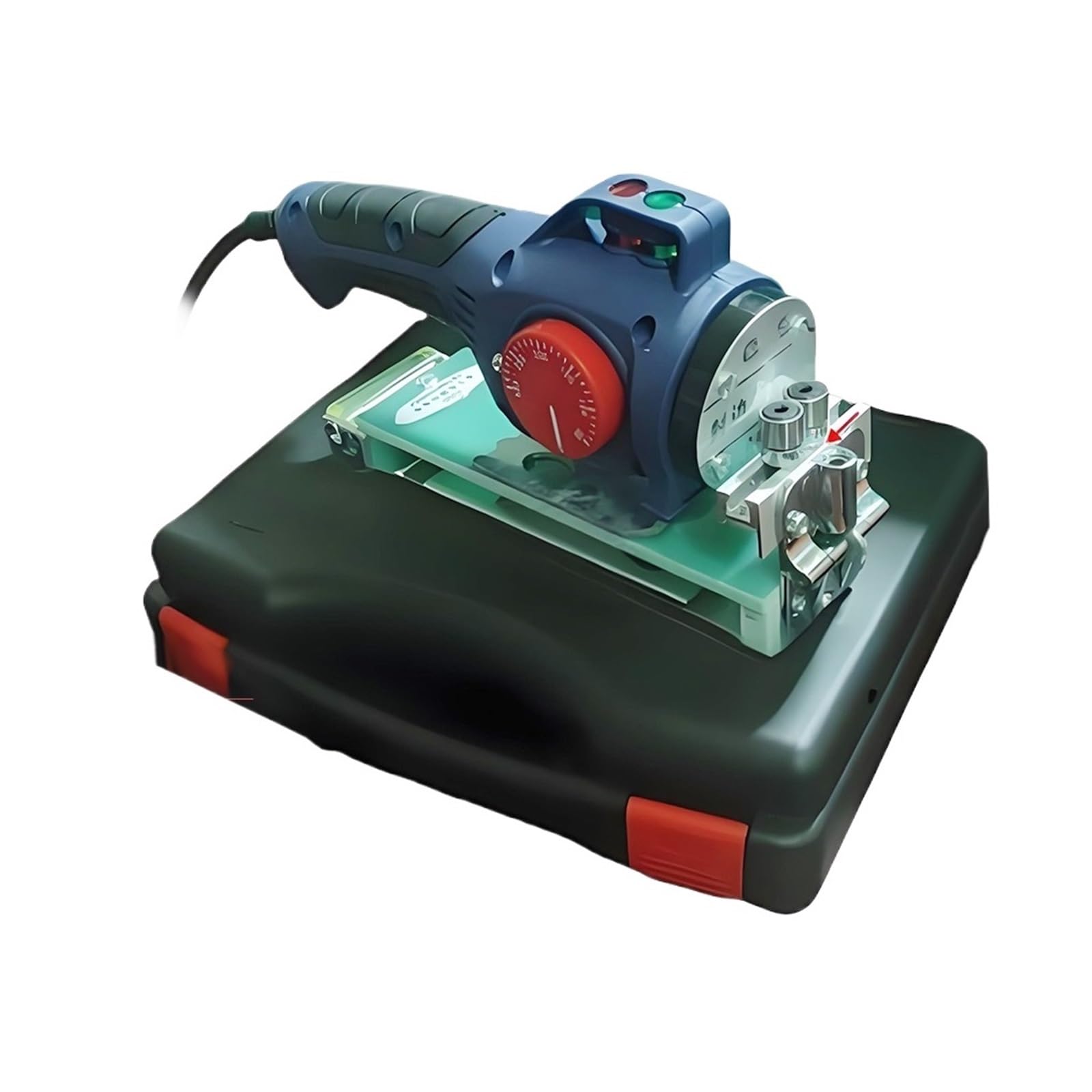 Woodworking Edge Banding Machine 600W Adjustable Temperature Handheld Portable Hot Melt Bander Speed and Efficiency Improvement(with Box)