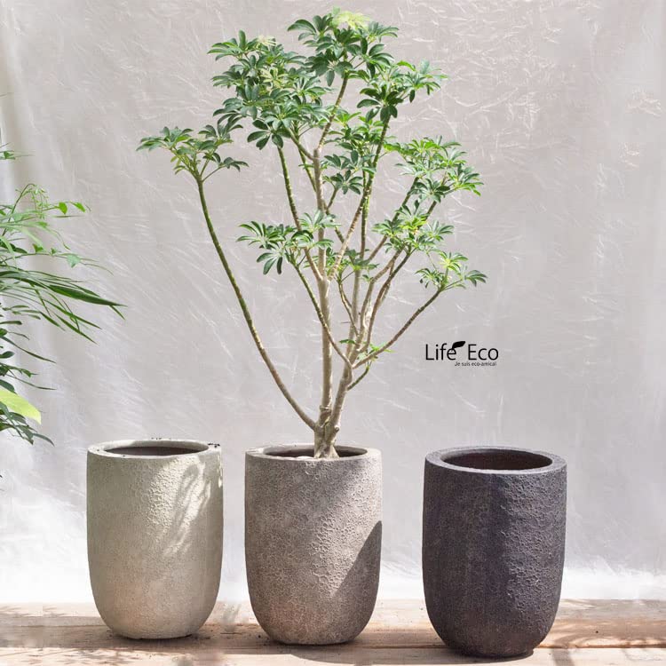 美品 植木鉢 軽量 FRP製 ラヴァライト トールラウンド ブラック11号 Amazon | 植木鉢 軽量 FRP製 ラヴァライト トールラウンド ブラック