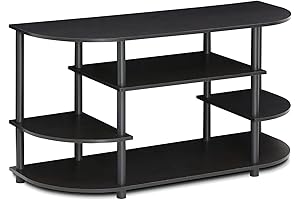 Simple and Stylish 42" TV Stand: Furinno JAYA Corner Stand