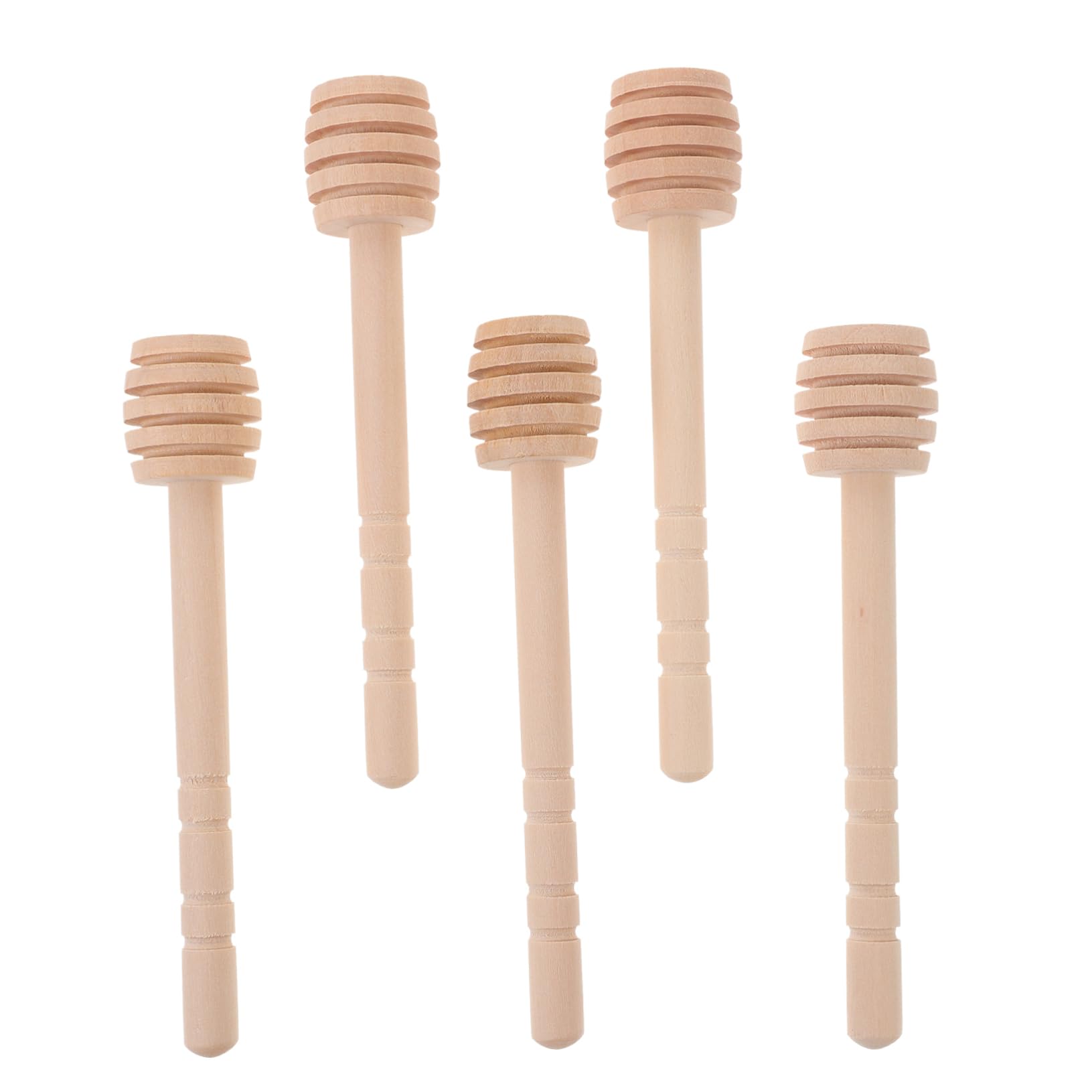 KICHOUSE Honey Stirrer Rods 10pcs Wooden Honey Dripper for Tea Honeycomb Stir Stick for Coffee