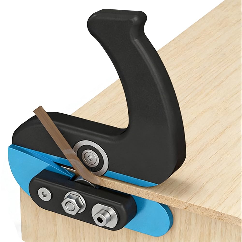 Kantenhobel, Kantenschneider für präzises Schneiden, Tragbar Doppelte Offsetlager Kantenhobel Holz, mit Ergonomischen Griff