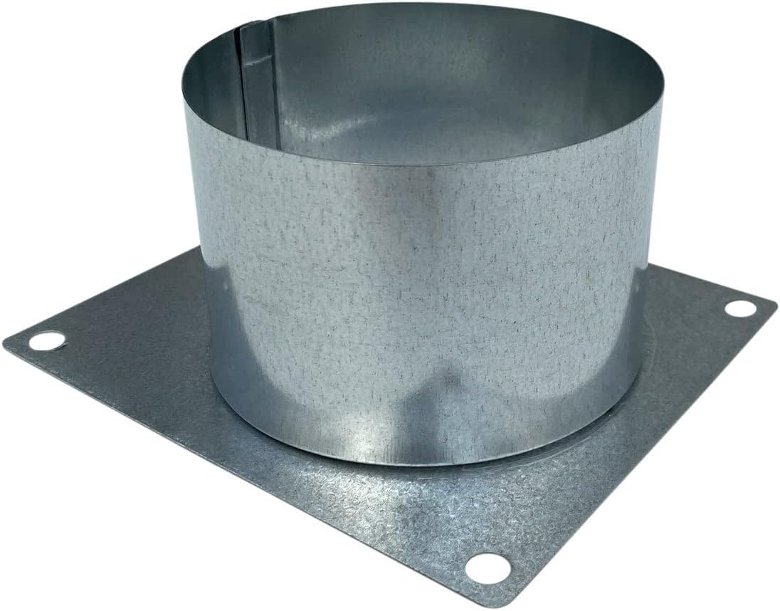 Flange Adapter for Dayton Blower 1TDR3, 4C447, and/or Fasco B45227 by Vent Works