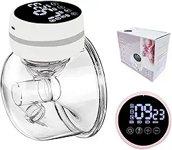 Bomba De Tirar Leite Elétrica Portátil Recarregável Libera Mãos É Anti-vazamento E Tem 3 Modos 12 Níveis De Sucção Bomba Extratora de Leite (branco)