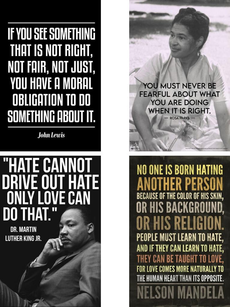Poster Foundry Set Of 4 Equality Posters