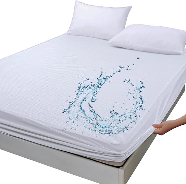 Super Soft 3D Air Layer Anti-Allergy waterproof mattress protector double size Bamboo double size mattress protector breathable fully fitted doublesize mattress protectors for cosy sleep