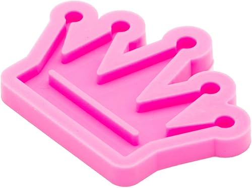 Miniatura 4 de Molde de silicona súper brillante estilo corona para fundición de resina epoxi para manualidades de resina de silicona, moldes de llavero de