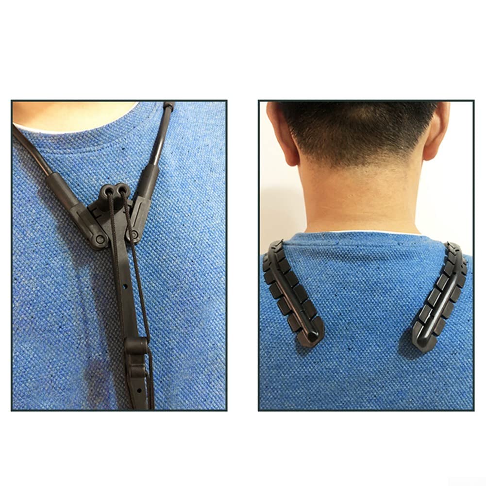 Cinturino da collo per sassofono, regolabile per sassofono, con doppia spalla, per sassofono, supporto posteriore per sax soprano alto tenore