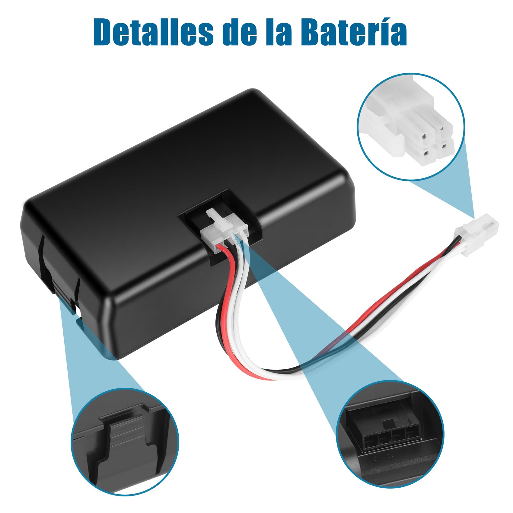 18V Batería Compatible con Automower 115H/305/310/315/315X (2020) | 4000mAh Alta Capacidad Batería de Repuesto Compatible con Gardena Sileno City/Life, para Gardena Sileno Minimo 250
