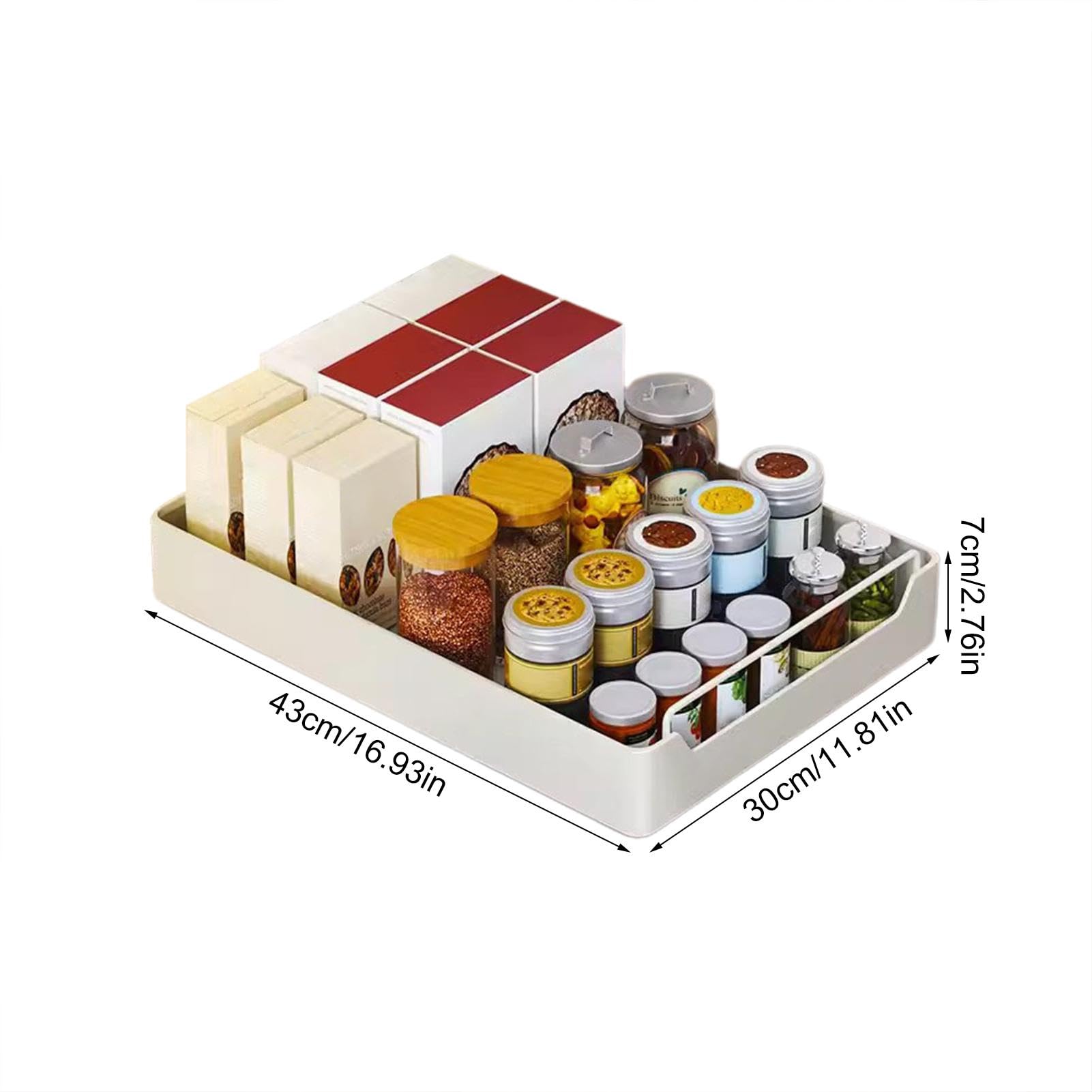 Schubladen-Utensilien-Organizer – Besteck-Organizer | einfache Installation, Schubladen-Organizer, Küche, ausziehbare Schublade, ausziehbare Schublade, ausziehbare Utensilienschub