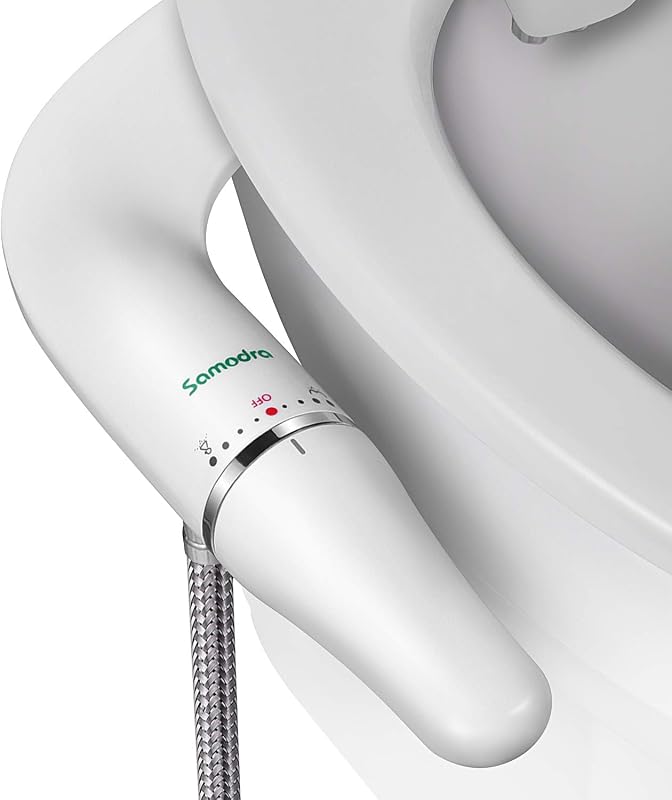 SAMODRA Bidet Attachment Duális Vízsugaras Wc Ülőke Csatlakozó Papírmegtakarítás