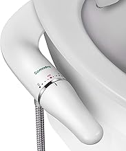 Samodra Bidet,Pulvérisateur de bidet non électrique ultra-mince pour toilette avec, accessoire de toilette bidet à double buses