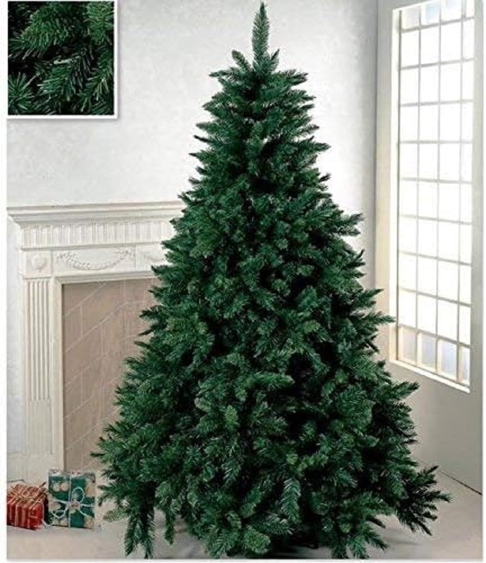 Albero Natale A Met? Con Led E Supporto Verde 210 Cm Pvc