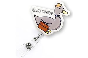 Funny Duck Badge Reel Retractable for Nurse Doctor Medical Worker & Nursing Student