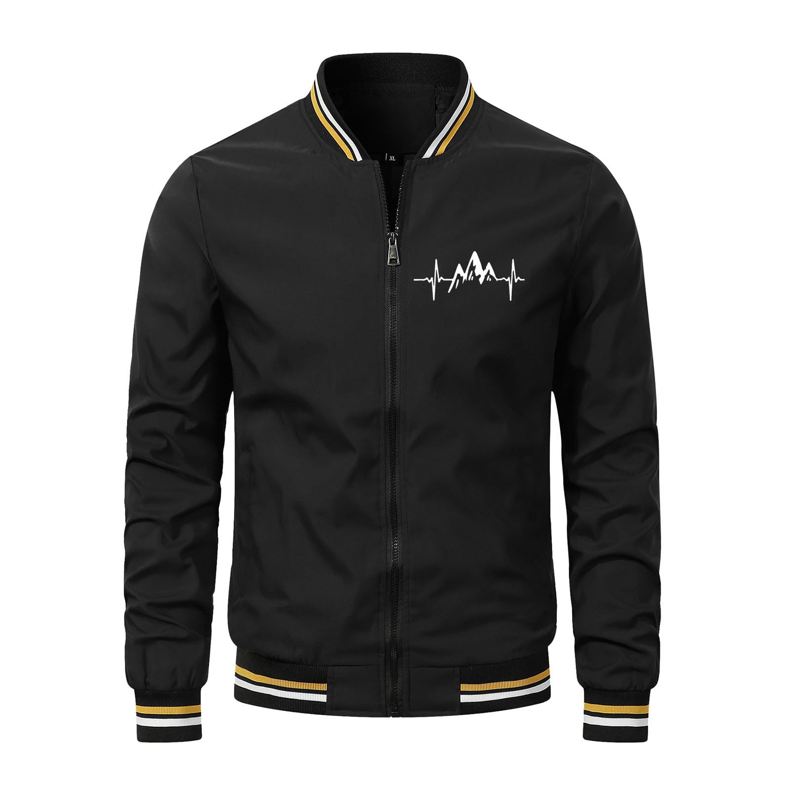 Giubbino Uomo Primavera, Bomber Giacca Uomo, Leggera Estiva Giubbotto Casual Giubbino a Vento Bomber di Transizione Cappotti Trench Giacca a Vento Uomo Bomber Giubbino Outdoor Quotidiana Stile Casual