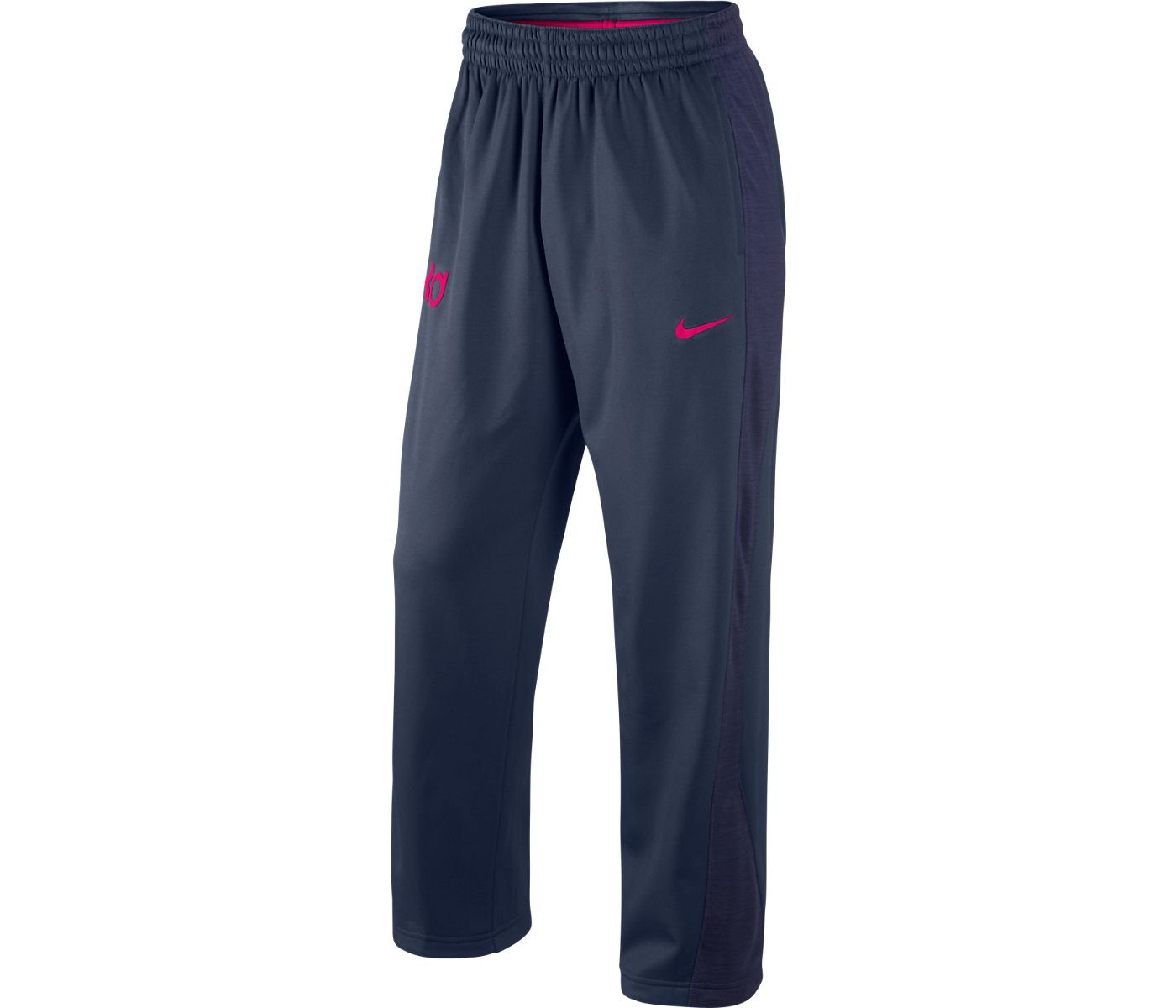 Nike Mens KD Force Hero Basketball Sweatpants Midnight Navy Blue/Fuchsia 6183.