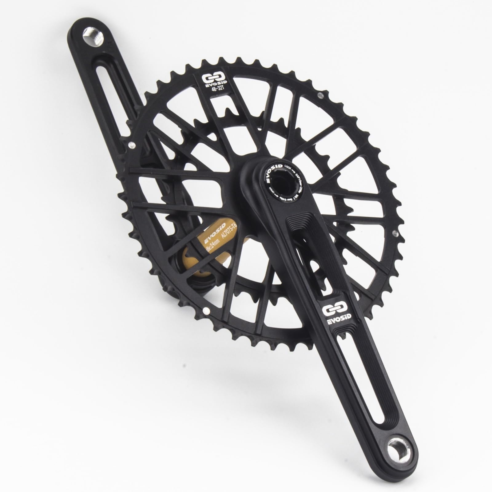 OmegExo クランクセット 48/32T 165mm Amazon.co.jp: 46-30T/48-32T ロードバイク用クランクセット 165