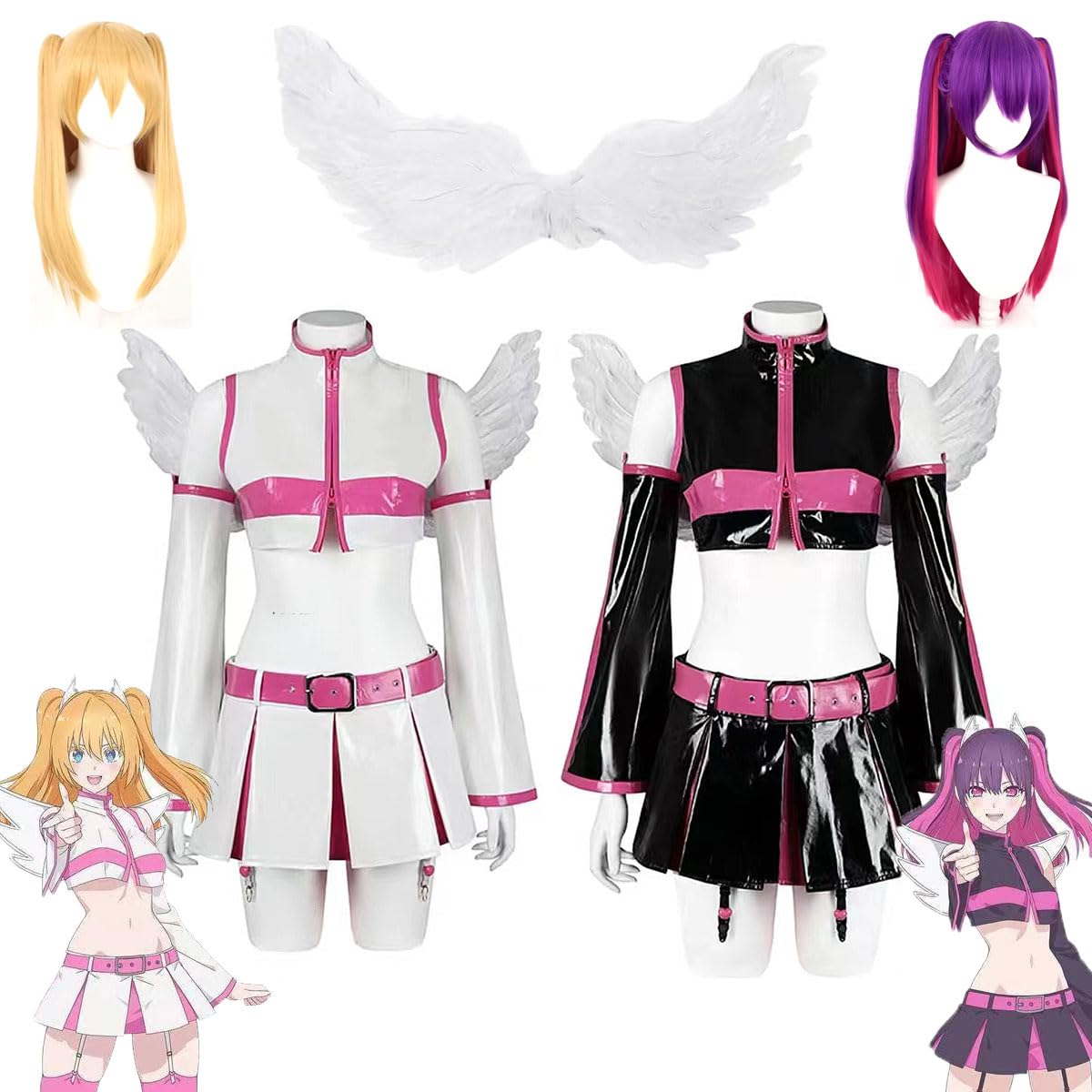 2.5次元の誘惑　マジョ娘ランランコスプレ衣装ウィッグ付き 2.5次元の誘惑マジョ娘ランランコスプレ衣装ウィッグ付き