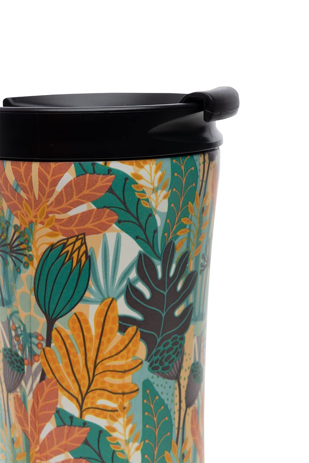 Tazza termica da viaggio in acciaio inox, a prova di perdite, con coperchio, per auto, a doppia parete, isolata, per caffè, acqua e tè, 380 ml