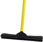 FURemover Original Pet Hair Rubber Broom with Squeegee, with 58