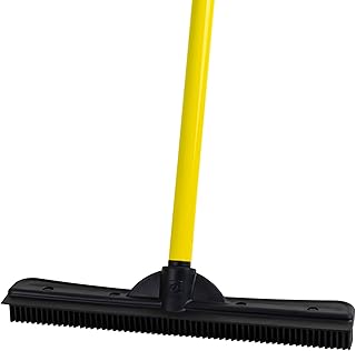 FURemover Original Pet Hair Rubber Broom with Squeegee, with 58