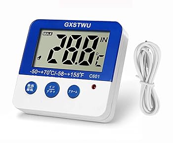 YED-25 ホワイト 冷温庫 デジタル表示 Amazon.co.jp: GXSTWU 冷蔵庫 冷凍庫 温度計 高温低温アラーム