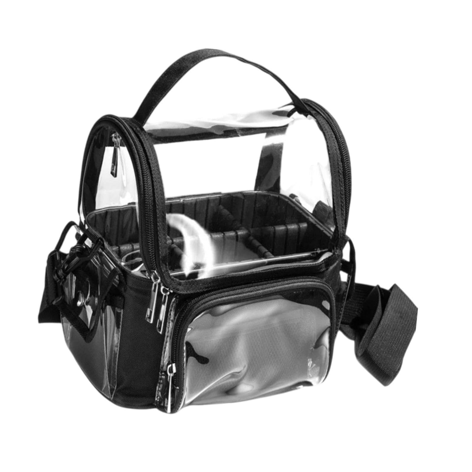 Transparente Kosmetiktasche, Kulturbeutel, Trendige Waschtasche, Make Up Organizer Aus PVC für Reisende