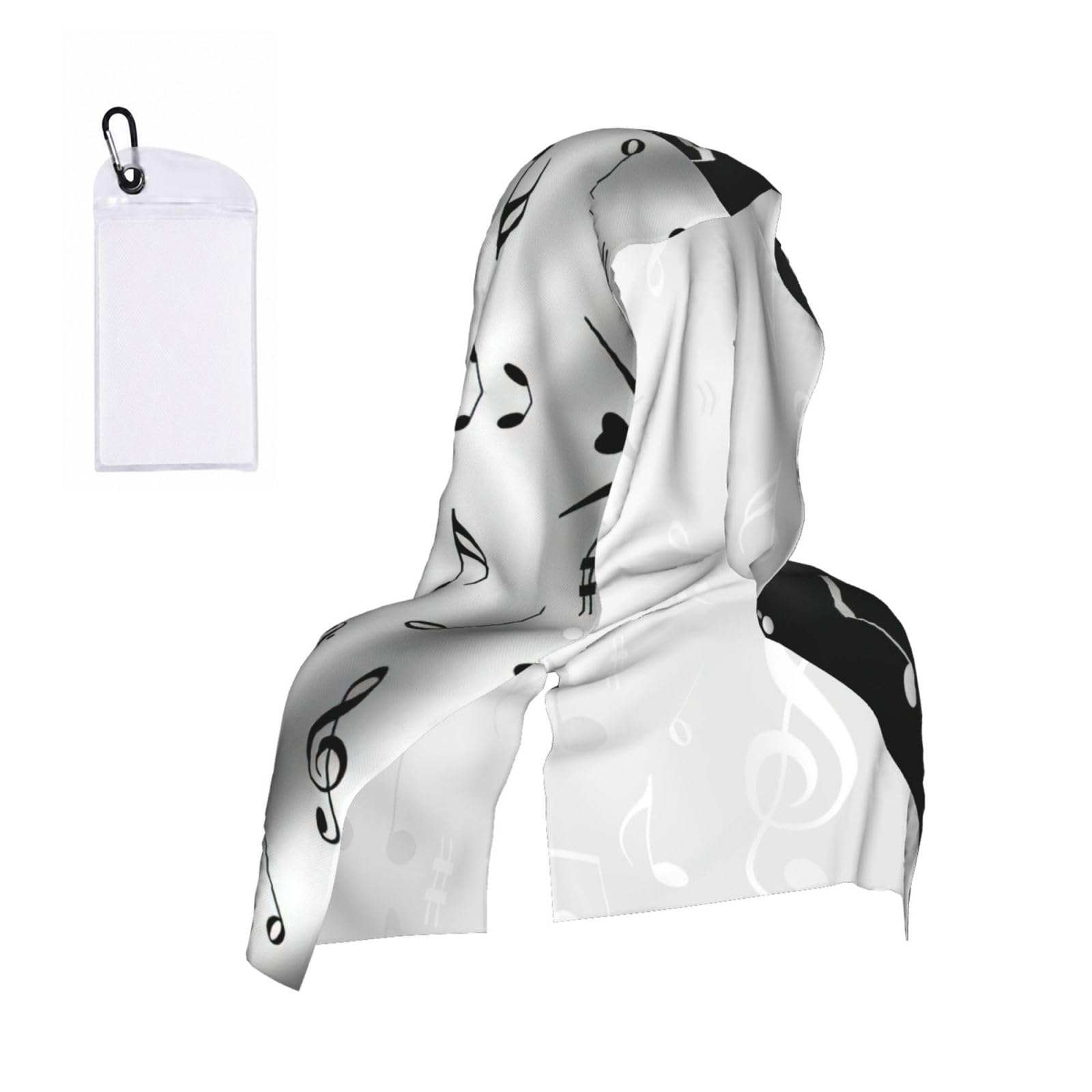 ZYJHYY Music Print Unisex Swimming Towel Practical Camping Towel Skin-Friendly Cooling Towel For Workout Training