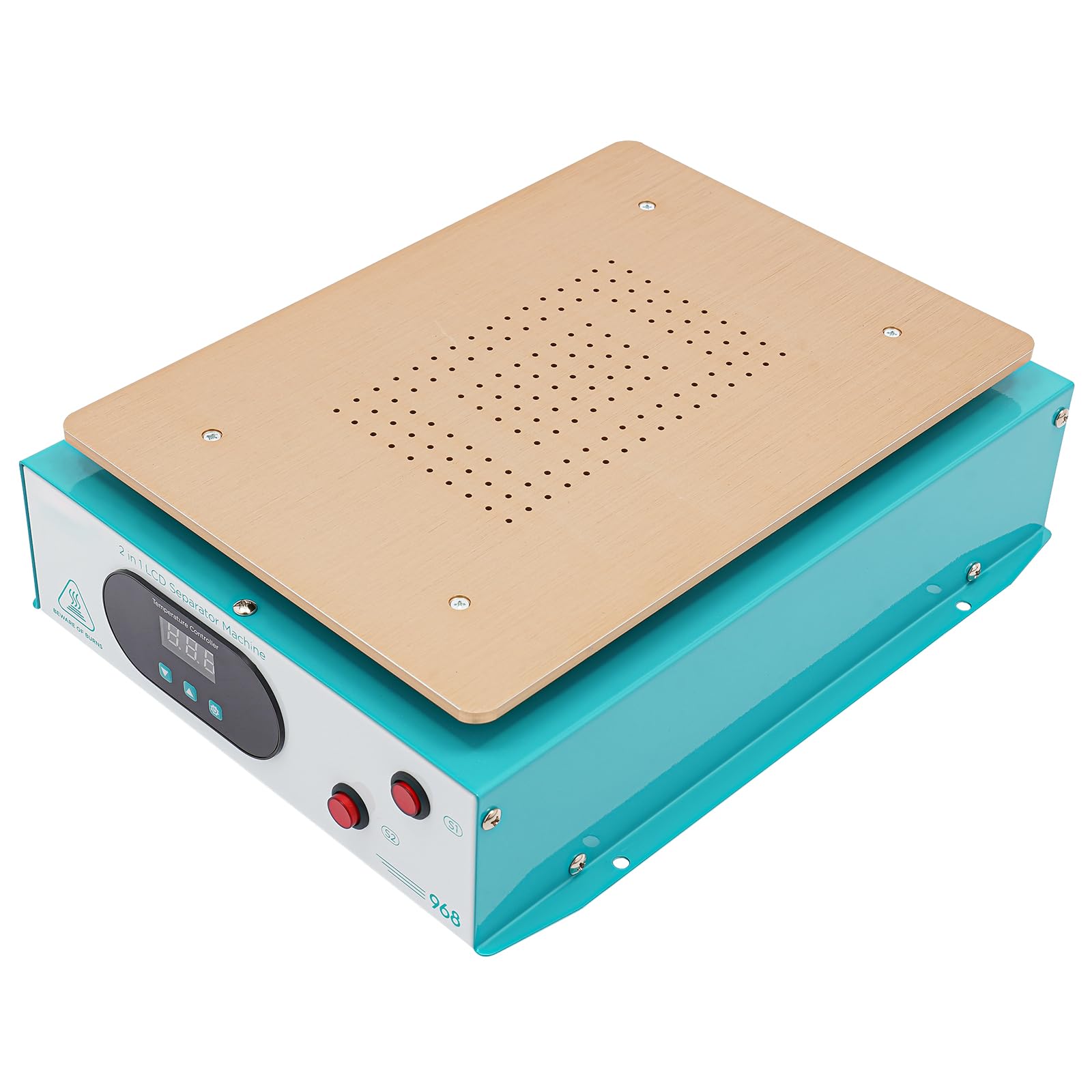 Digital LCD Screen Separator, 14'' 600w Touch Screen Separator Machine Phone Heating Plate Glass Removal Repair with Vacuum Pump for Mobile Phone Tablet Repair