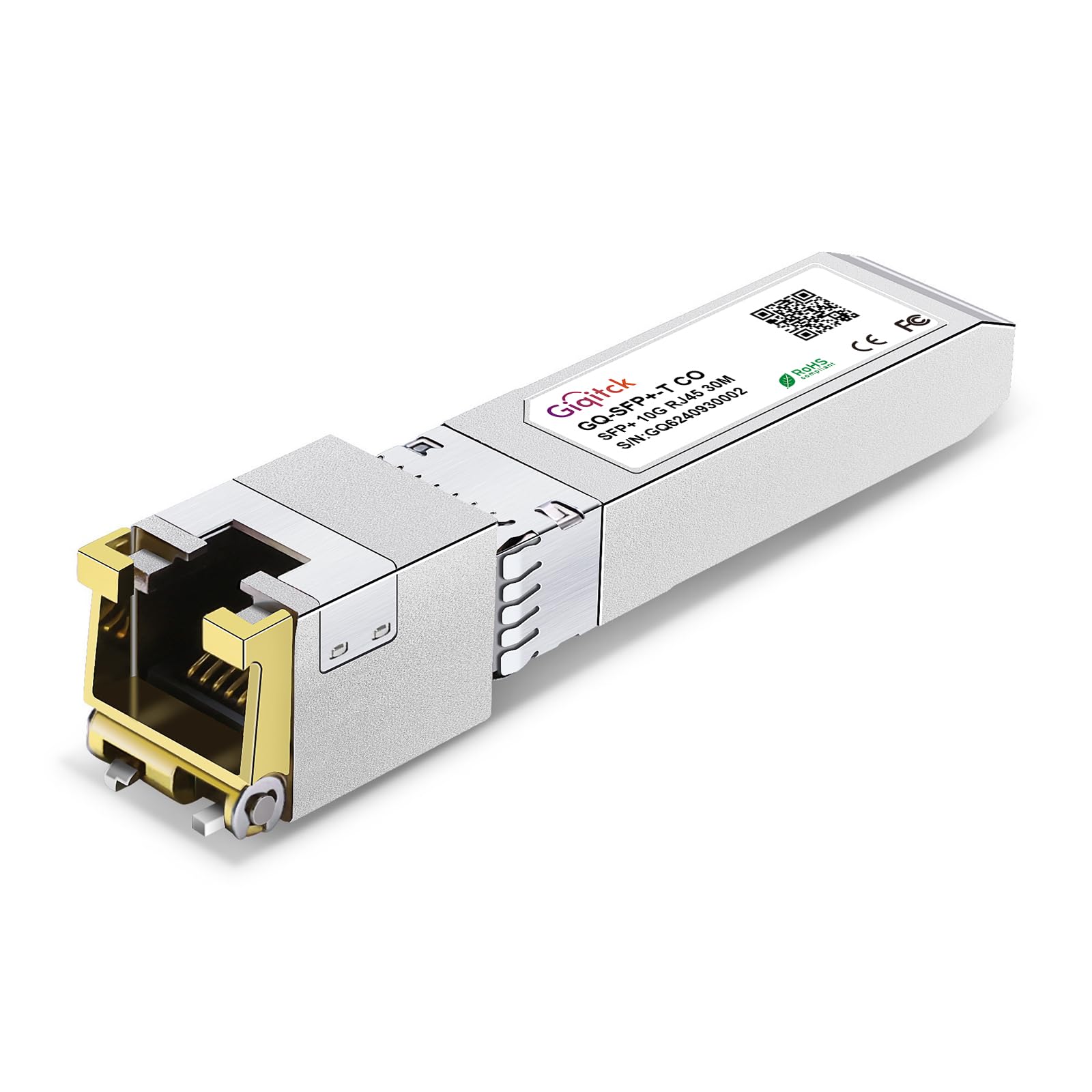 Cisco SFP-10G-T-S 10GBASE-T SFP+ RJ45 Transceiver con Chip RTL8261N per Ubiquiti Netgear D-Link fino a 30m