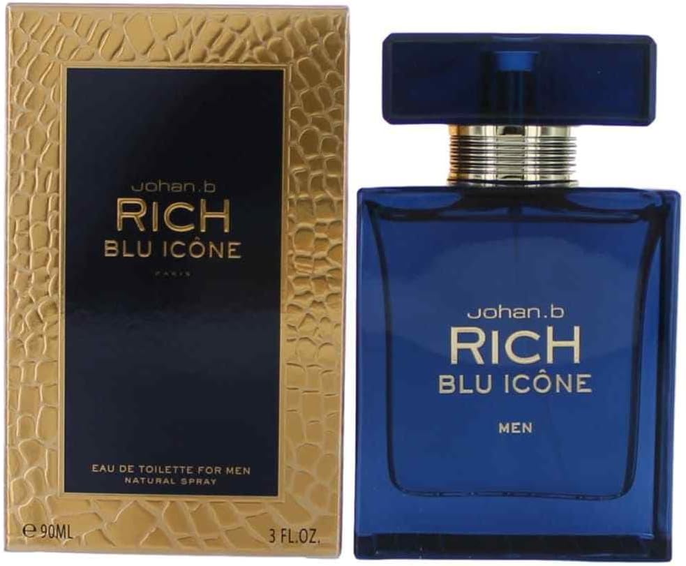 Johan B Rich Blue For Men 90ml - Eau de Toilette