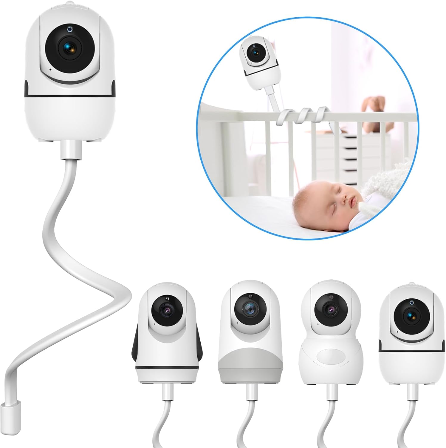 HelloBaby Baby Monitor Holder,Baby Monitor Mount Stand for Crib Nursery