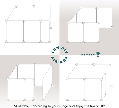 Miniatura 6 de MEEXPAWS Caja de arena para gatos, protector contra salpicaduras extra grande, 28 pulgadas de largo x 21.5 pulgadas de ancho x 18 pulgadas de alto,