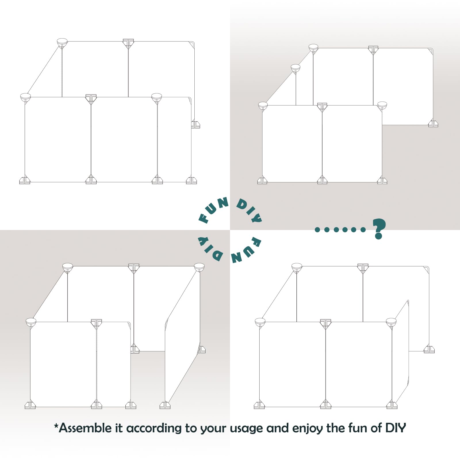 Snapklik.com : MEEXPAWS Cat Litter Box Enclosure Splash Guard, Light ...
