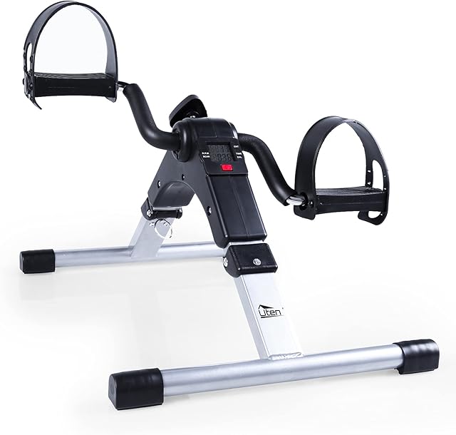 Folding Pedal Exerciser Mini Exercise Bikes Arm and Leg Exercise Peddler Machine
