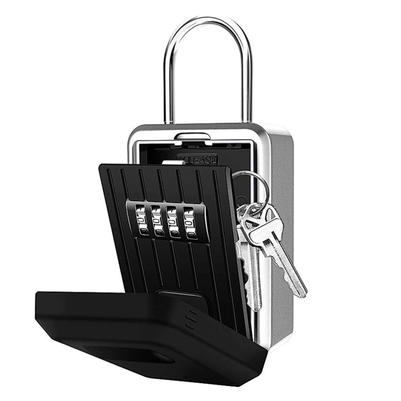 Coffre-Fort à clés Mural, Mini boîte à clés de Stockage avec Couvercle étanche à Combinaison à 4 Chiffres for Une Utilisation en extérieur,Durable et Protection(No Waterproof)