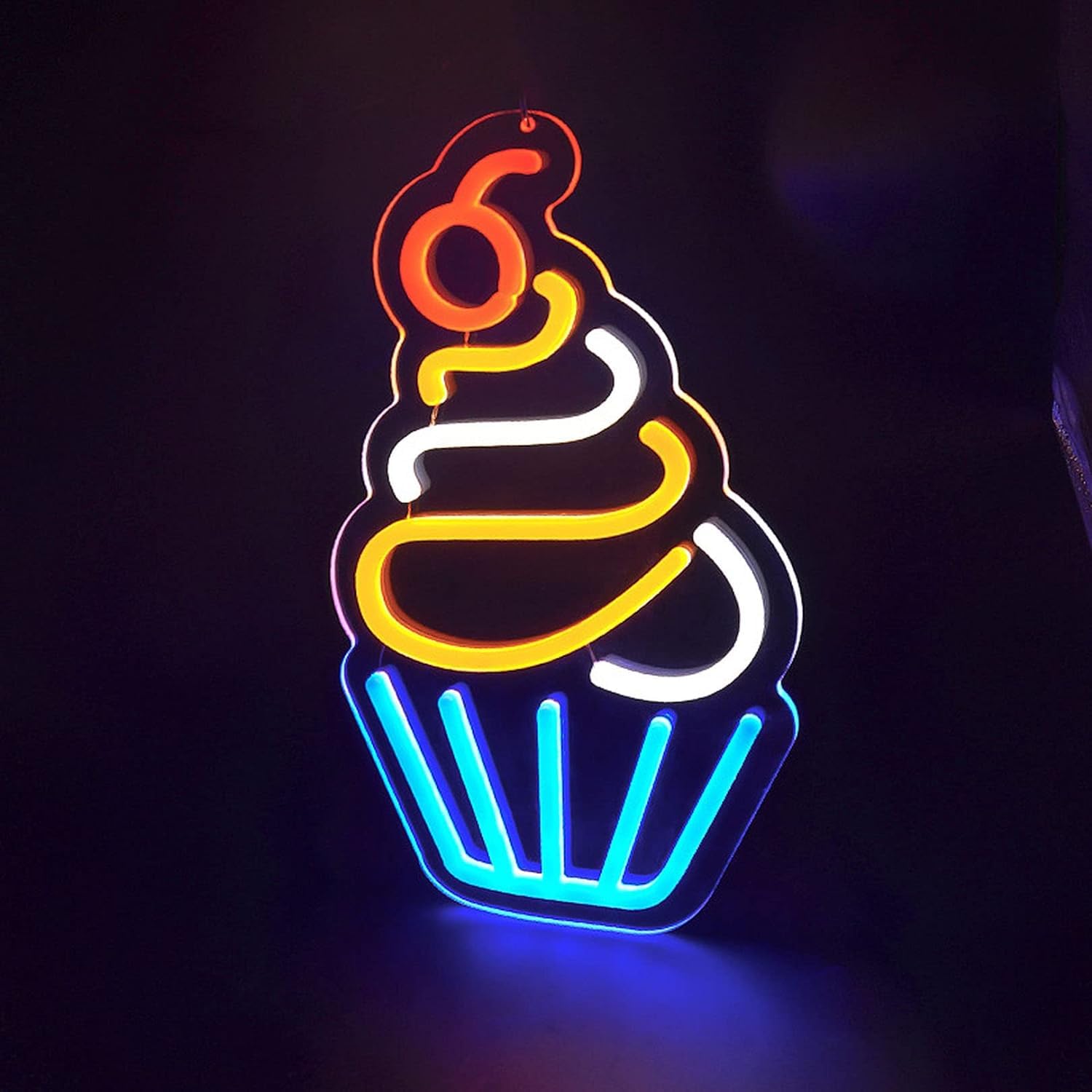 KIJyfgTR LED Neon Light Sign Home and Décor Neon LED Signage Wall Light Hanging Decoration for Kids Room, Living Room 45 * 20cm