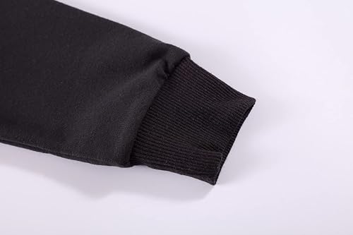 Miniatura 7 de TBBCWWQY Sudadera de Halloween para niños, camisa de dinosaurio que brilla en la oscuridad, para niñas, calabaza, murciélago, manga larga, algodón