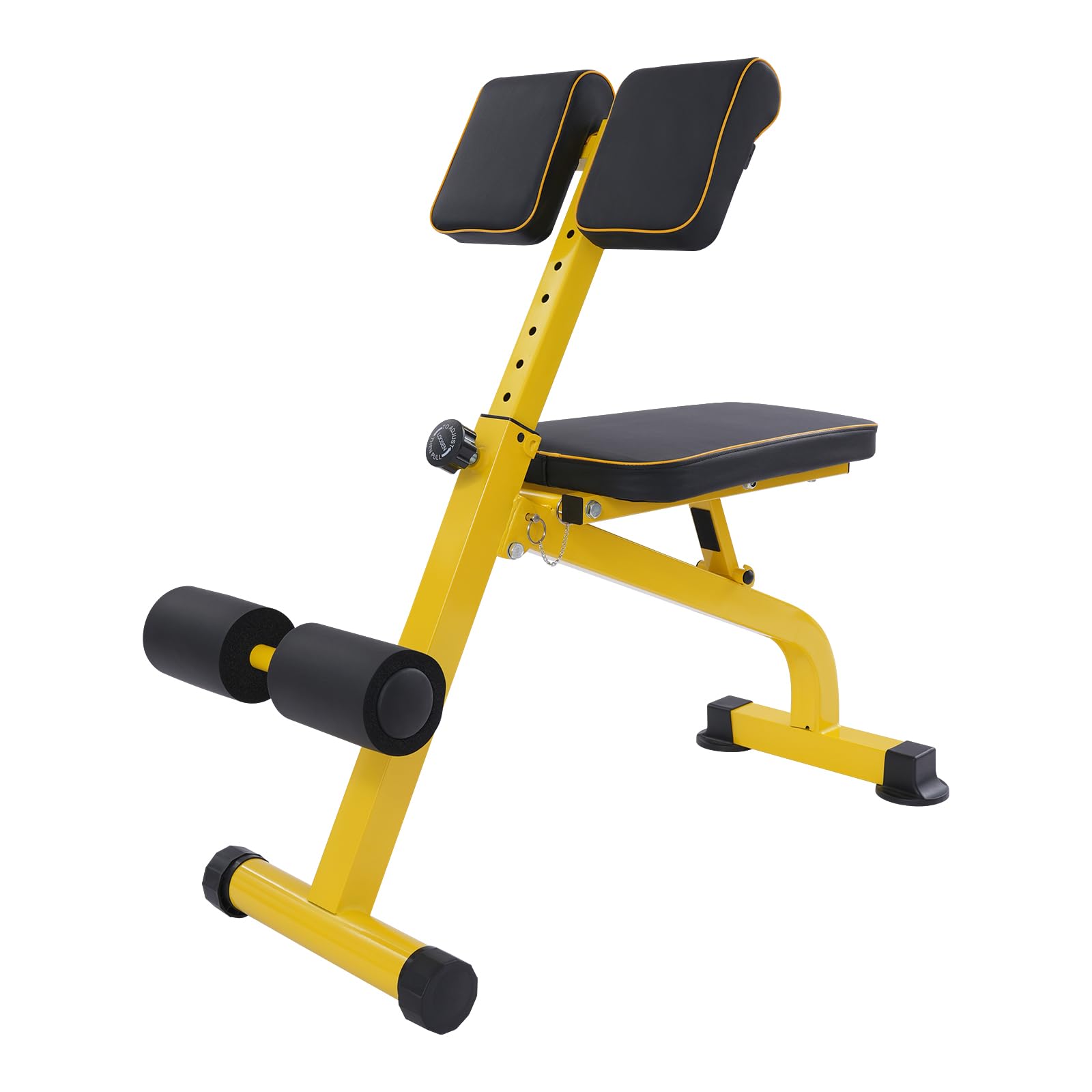 Banco De Musculación, Silla De Fitness Silla Romana Plegable Banco Abdominales Dispositivo De Entrenamiento Multifuncion,Para El Hogar, Gimnasio, Oficina