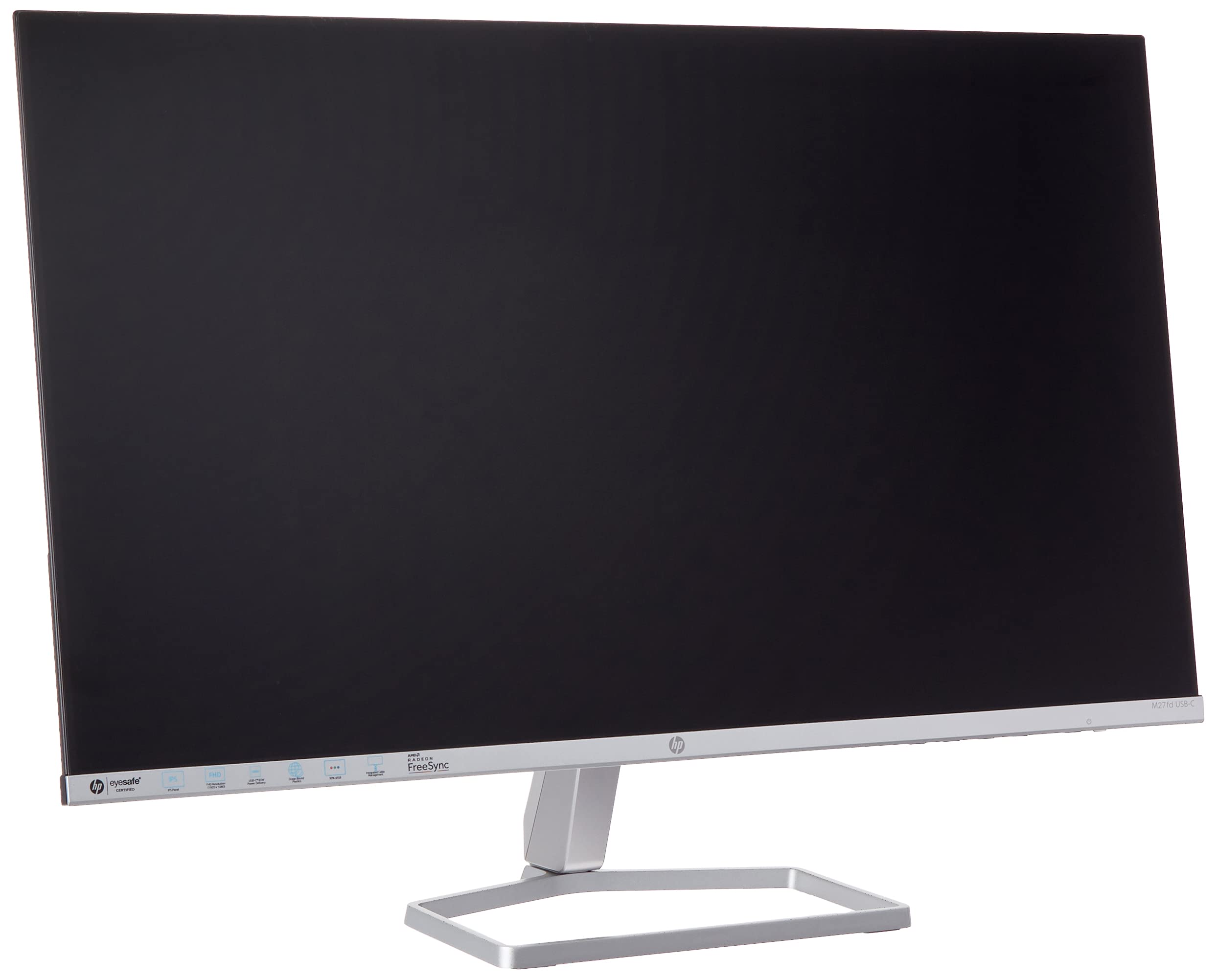 HP M27fd FHD 65w USB-C Monitor - Works With Chromebook - Computer Monitor with 27-inch IPS Display(1080p)- Eyesafe & 99% s...
