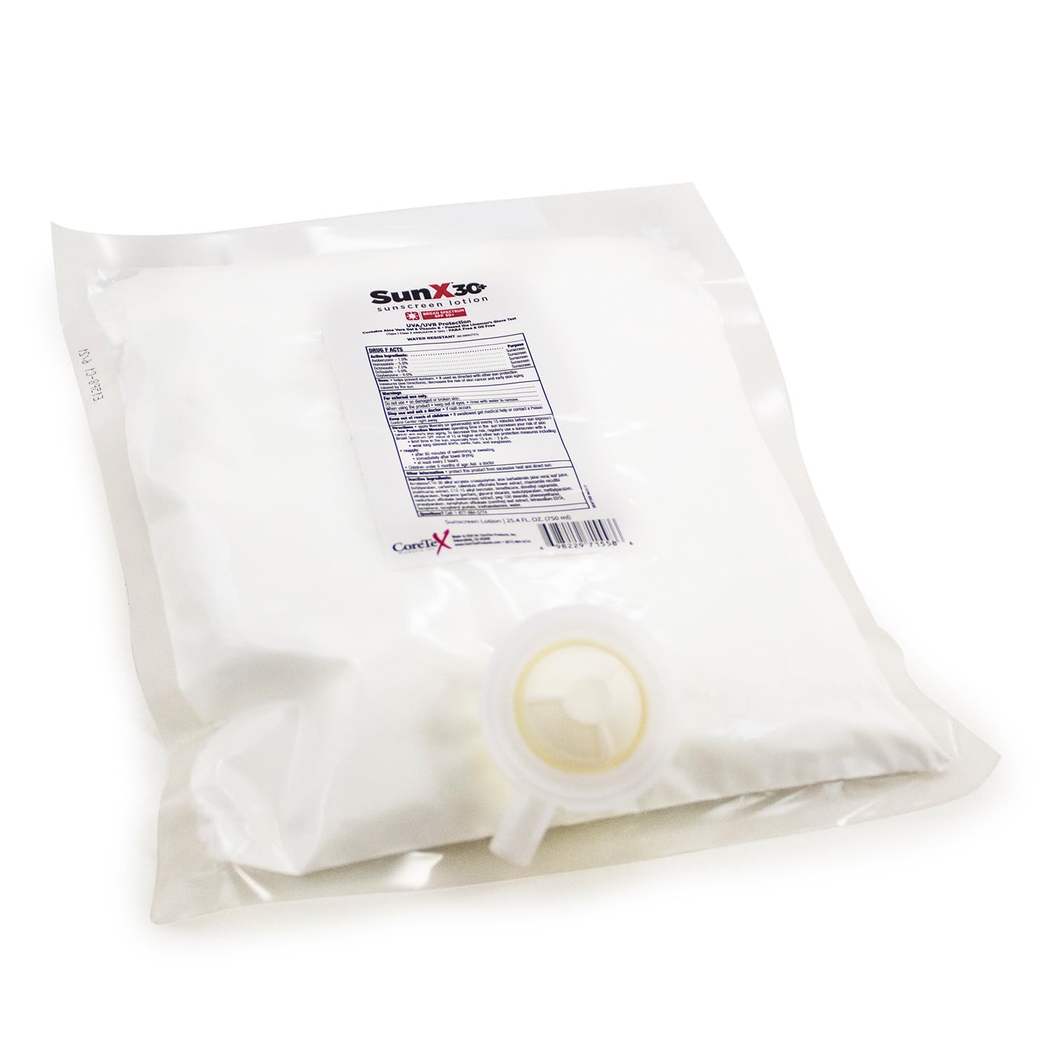 Sun X 30 Lotion Wallmount Dispenser (750 mL Replacement Bladder)