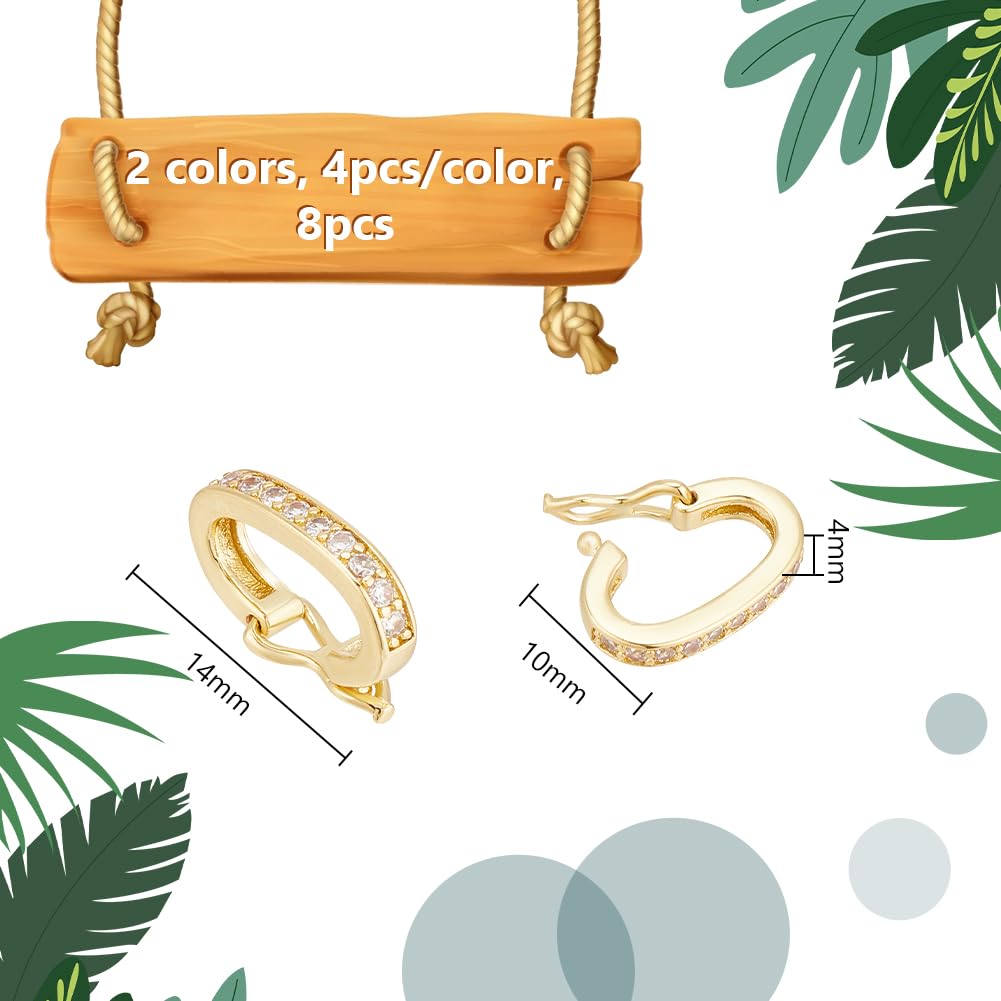 Beebeecraft 1 Boîte De 8 Fermoirs Raccourcisseurs De Collier