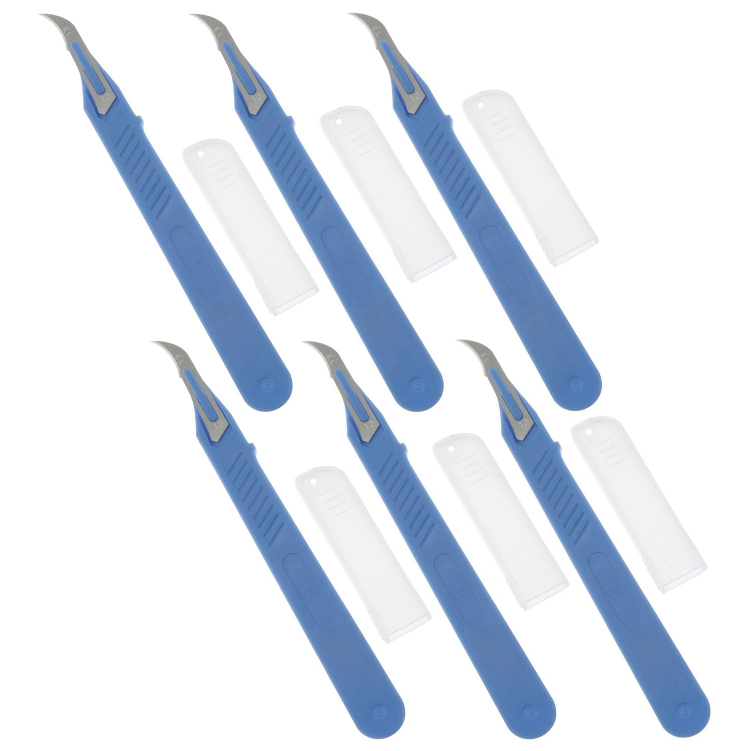 XGNG Blue Sewing Stitch Remover Plastic Handle Thread Cutter Razor Stitch Remover Thread Removal Tool with Protective Cover for Sewing Hand Embroidery