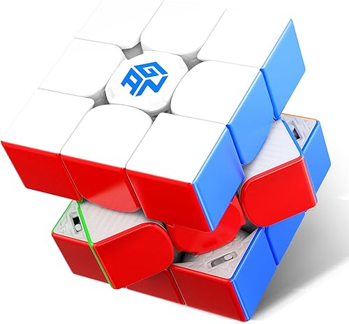 Miniatura 8 de Cubo de velocidad FreePlay de 12 ui con base de carga, 3x3 Smart Cube Gans Cubo magnético Seguimiento inteligente Movimientos de sincronización