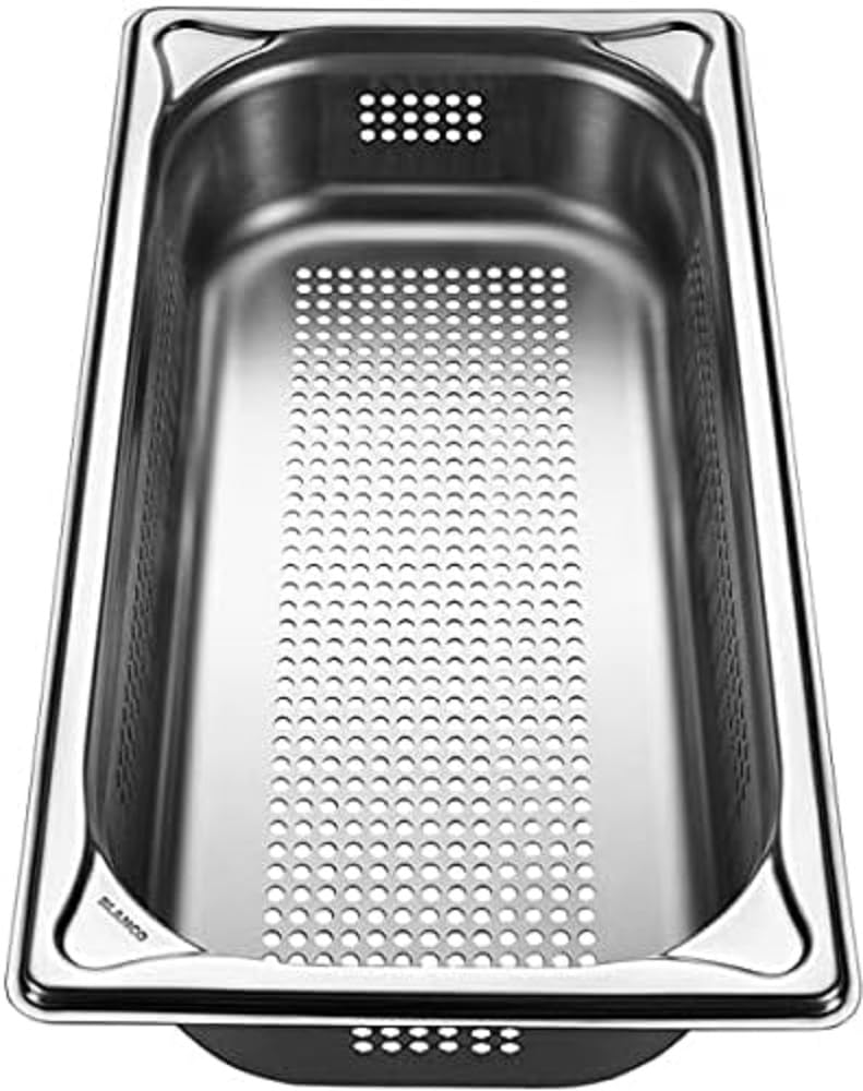 Blanco Gastronorm de depósito, acero inoxidable, GN de p 1/3 – 65, perforadas, contenido 2,5 l, 1 unidades, 1565814