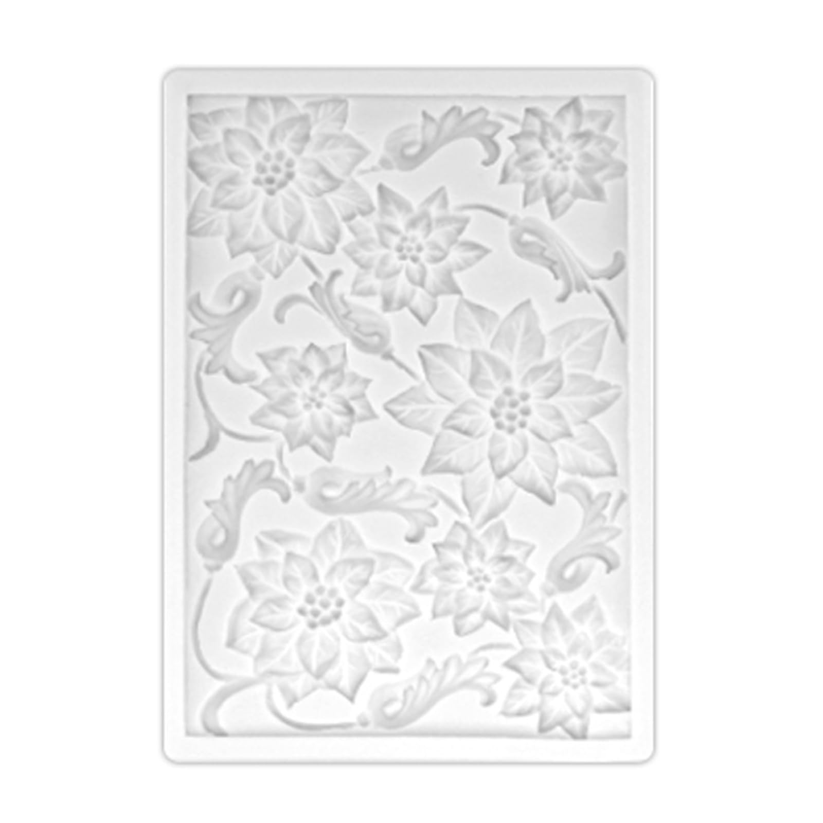Kalttoy Pattern Silicone Mold Cakes Decorating Pastry Baking Mold Chocolate Fondant for Kitchen Baking Flower Pattern Silicone Molds Cake Decoration Accessories