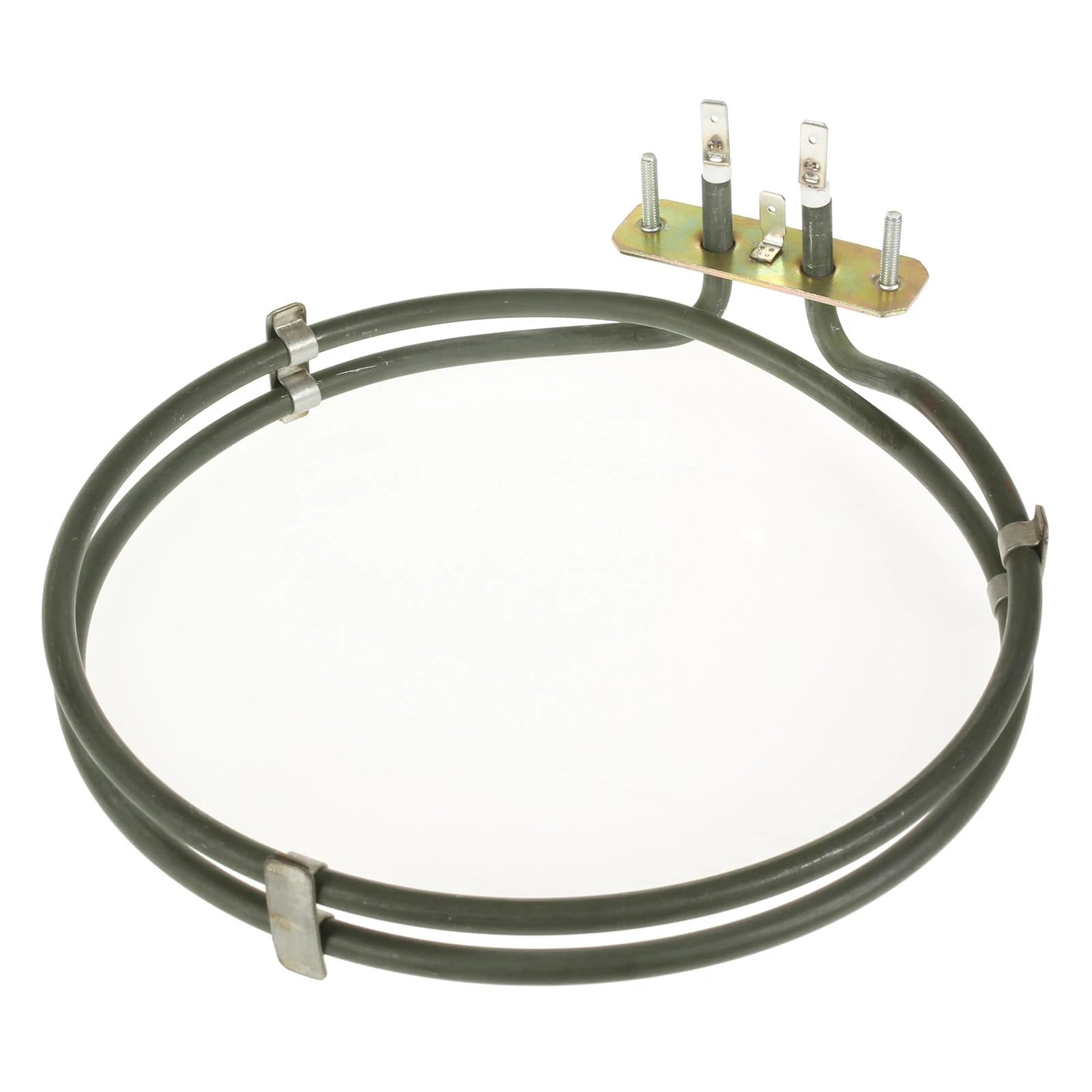 Masterpart Silver Cooker Fan Oven Element, 2 Turn, Round Circular Heater Heating Element 2600W Compatible With Smeg Cookers & Ovens